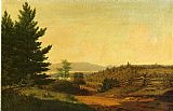 Valley Canvas Paintings - Hudson Valley Idyll